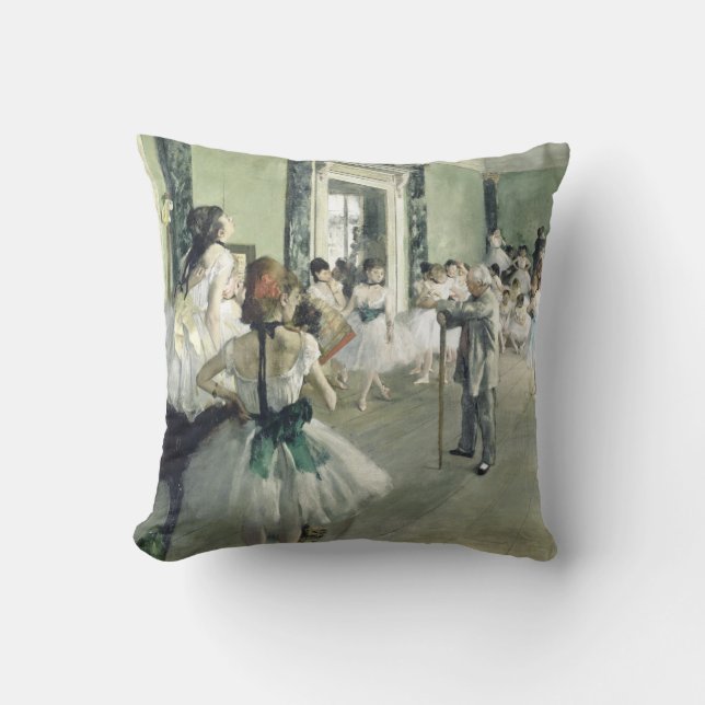 The Ballet Class  Edgar Degas      Cushion (Front)