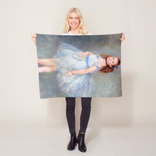 The Ballet Dancer, Renoir Fleece Blanket