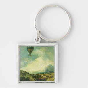 The Balloon or, The Ascent of the Montgolfier Key Ring