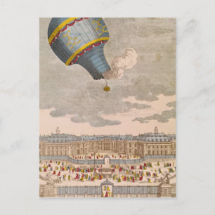 The Ballooning Experiment at the Chateau Postcard