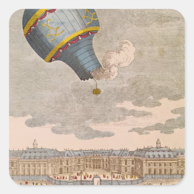 The Ballooning Experiment at the Chateau Square Sticker (Front)