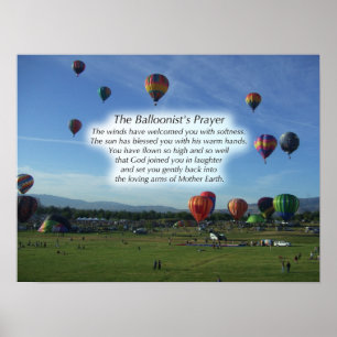 The Balloonist's Prayer Poster