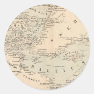 The Baltic Sea Classic Round Sticker