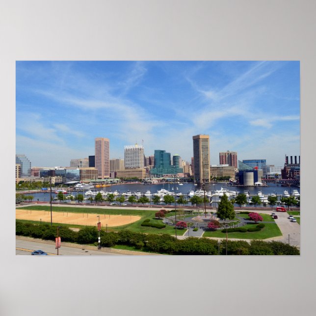The Baltimore Inner Harbour Poster (Front)