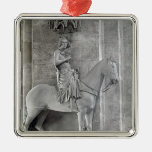 The Bamberg Rider, 1230-35 Metal Tree Decoration