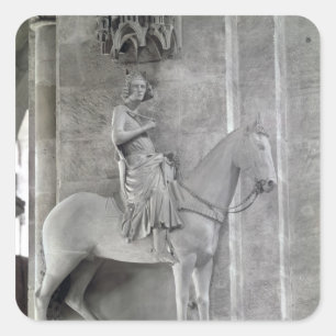 The Bamberg Rider, 1230-35 Square Sticker
