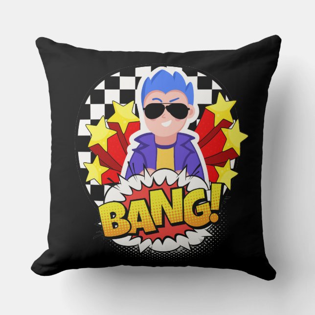 The bang guy  cushion (Front)