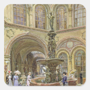 The Bank and Stock Exchange Building Square Sticker