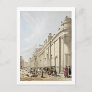 The Bank of England looking towards the Mansion Ho Postcard