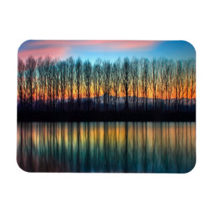 The Bank of the Po Piedmont Italy Magnet