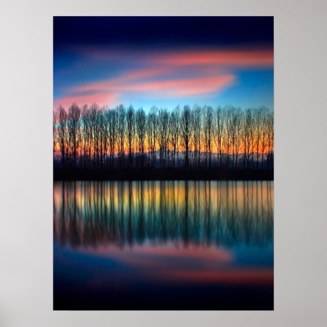 The Bank of the Po | Piedmont Italy Poster (Front)