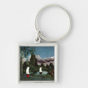 The Banks of the Oise, 1905 (oil on canvas) Key Ring