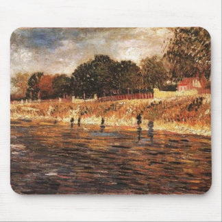 The Banks of the Seine, Vincent van Gogh Mouse Pad