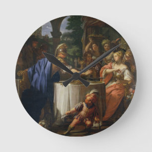 The Banquet of Mark Anthony (83-30 BC) and Cleopat Round Clock