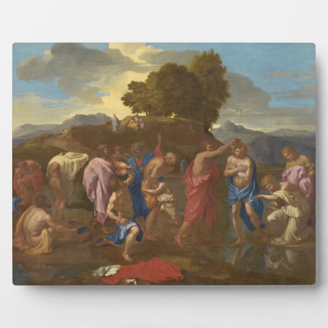 The Baptism of Christ, 1641-42 Plaque (Front)