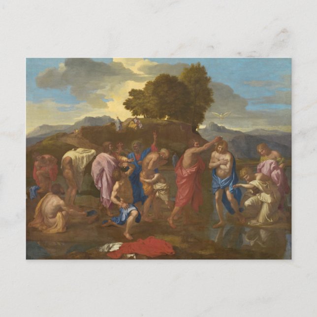 The Baptism of Christ, 1641-42 Postcard (Front)