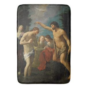 “The Baptism of Christ” art bath mats