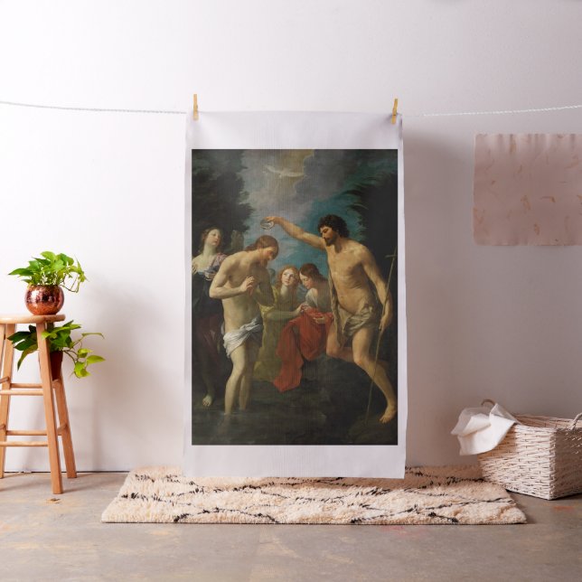 “The Baptism of Christ” art custom fabric (In Situ)