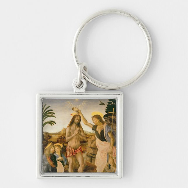 The Baptism of Christ by John the Baptist Key Ring (Front)