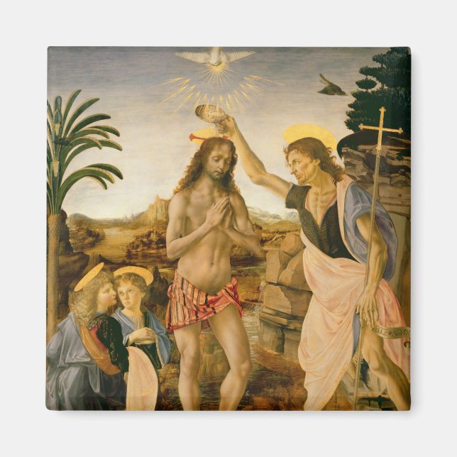 The Baptism of Christ by John the Baptist Magnet (Front)