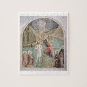 The Baptism of Christ, c.1438-45 (fresco) Jigsaw Puzzle