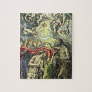 The Baptism of Christ, c.1597 (oil on canvas) Jigsaw Puzzle