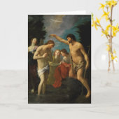 “The Baptism of Christ” greeting card (Yellow Flower)