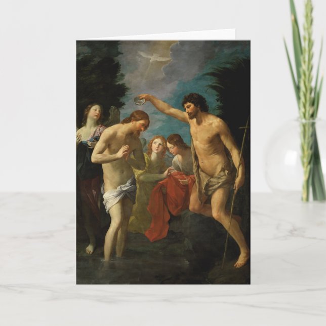 “The Baptism of Christ” greeting card (Front)