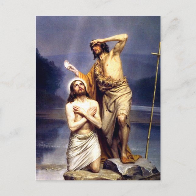 The Baptism of Christ Postcard (Front)