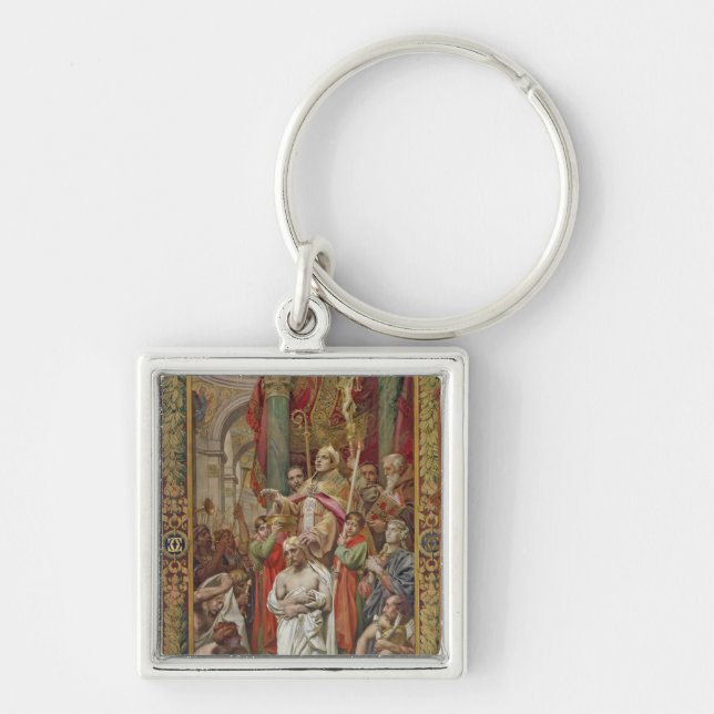 The Baptism of Clovis I Key Ring (Front)