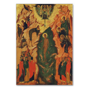 The Baptism of Jesus Christ Byzantine icon Table Number