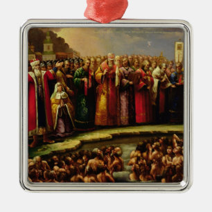 The Baptism of the Murom people Metal Ornament