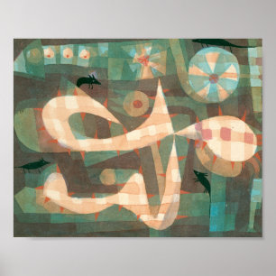 The Barbed Noose with the Mice : Paul Klee 1923 Poster