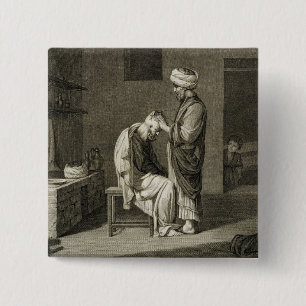 The Barber, from Volume II Arts and Trades of 'Des 15 Cm Square Badge