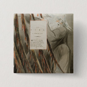 The Bard: A Pindaric Ode, from 'The Poems of Thoma 15 Cm Square Badge