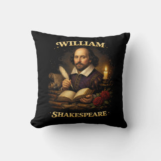 The Bard by Candlelight Cushion