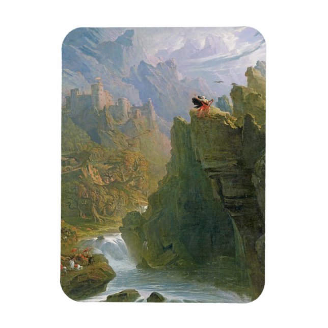 The Bard, c.1817 (oil on canvas) Magnet (Vertical)