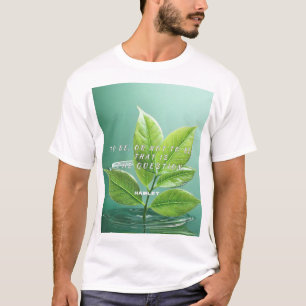The Bard Tee Men’s Shakespeare Shirt–new leaves