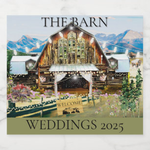 The Barn Weddings 2025 Folder Labels