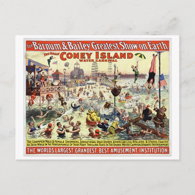 The Barnum and Bailey Greatest Show on Earth Postcard (Front)