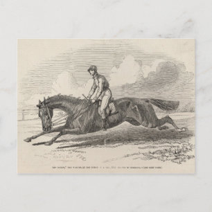The Baron', the winner of the Great St. Leger Postcard