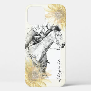 The Barrel Racer (sunflowers) iPhone 12 Case