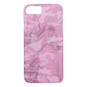 The Barrel Racer (washed out pink camo) iPhone 8/7 Case