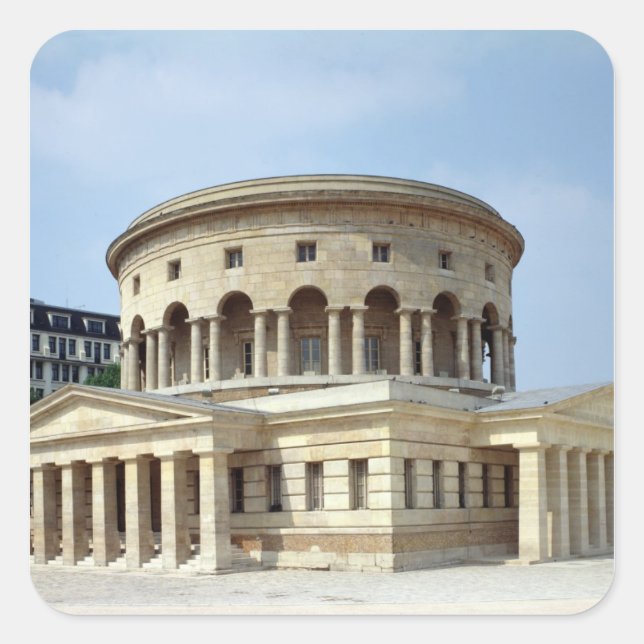 The Barriere de La Villette, 1784-87 Square Sticker (Front)