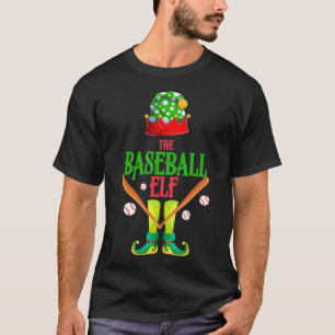 The Baseball Elf Chistmas Season T-Shirt