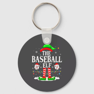 The Baseball Elf Funny Christmas Srt Lovers Xmas E Key Ring