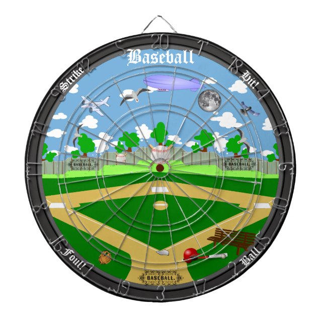 The Baseball Field Dartboard (Front)