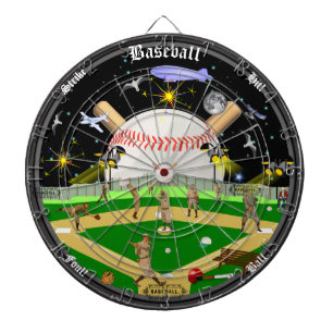 The Baseball Field Starry Nights V. 2 Dartboard