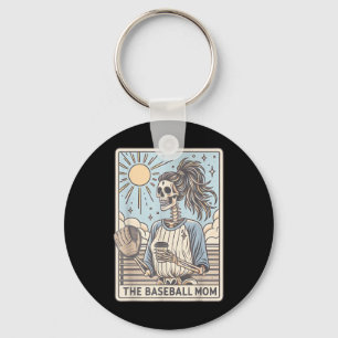 The Baseball Mum Tarot Card Funny Mothers Day Socc Key Ring