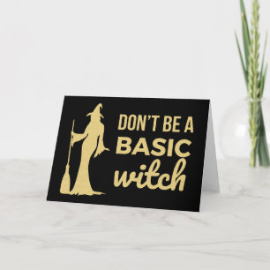 The Basic Witch Card